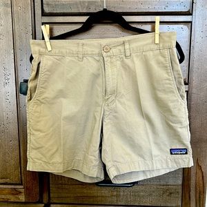 Khaki Patagonia shorts, 30" waist